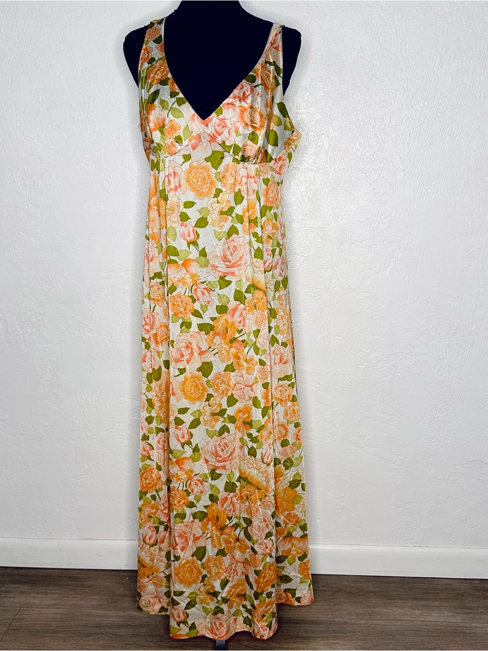 Vintage 1970 floral dress